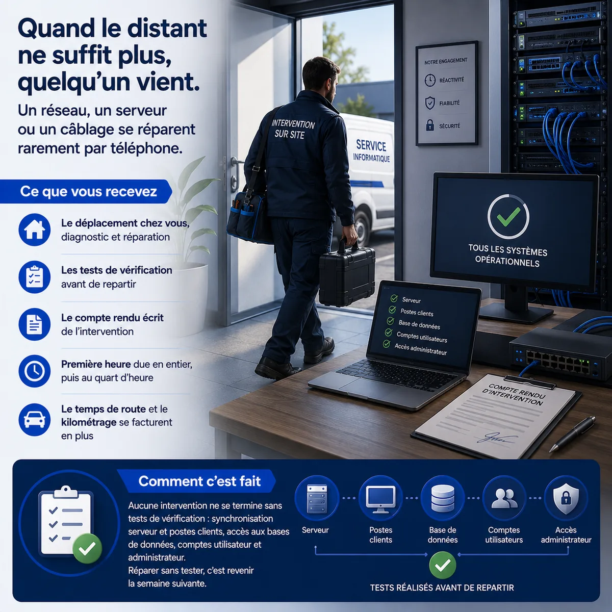 Intervention sur site